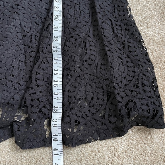 Eloquii Studio Lace Fit and Flare Dress Black Bell Sleeve Women’s Size 16 - Picture 10 of 11